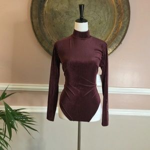 Cara Santana x Nine West velvet bodysuit